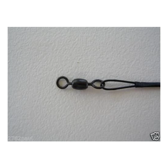 Wilson Deluxe Coastlock Snap & Crane 6 X Deluxe Black Nylon Coated Stainless Steel Wire Fishing Leaders - Wire Trace 7 Wilson Deluxe Coastlock Snap & Crane 6 X Deluxe Black Nylon Coated Stainless Steel Wire Fishing Leaders - Wire Trace - Image 7