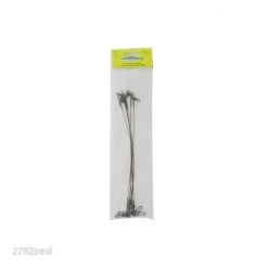 Wilson Deluxe Coastlock Snap & Crane 6 X Deluxe Black Nylon Coated Stainless Steel Wire Fishing Leaders - Wire Trace 15 Wilson Deluxe Coastlock Snap & Crane 6 X Deluxe Black Nylon Coated Stainless Steel Wire Fishing Leaders - Wire Trace -Terminal Tackle Sales 2022 tracedl0940 7